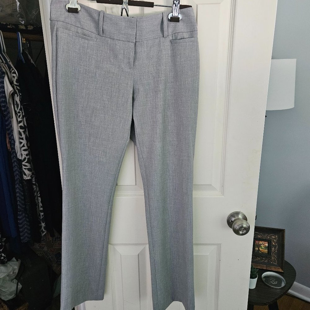NWT The Limited Drew Bootcut Pants Grey Size 4S Short